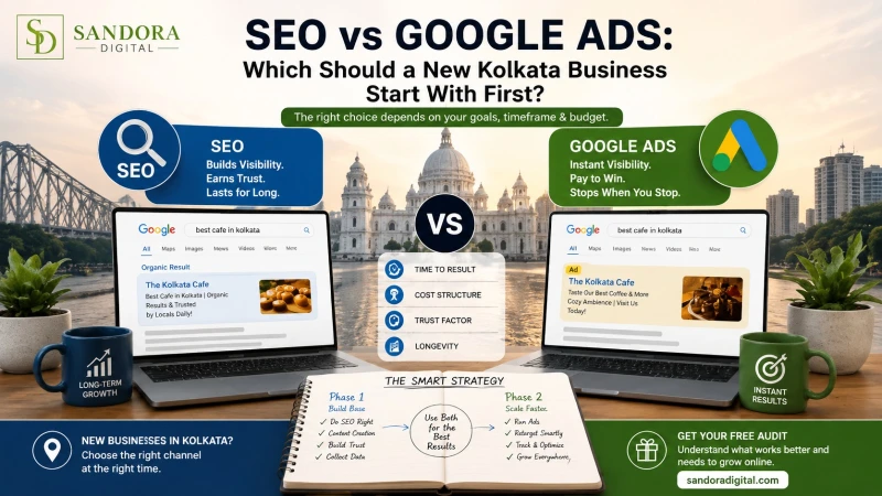 SEO vs Google Ads: Which Should a New Kolkata Business Start With First
