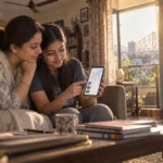 Parent and student in Kolkata searching for a coaching centre on Google Maps